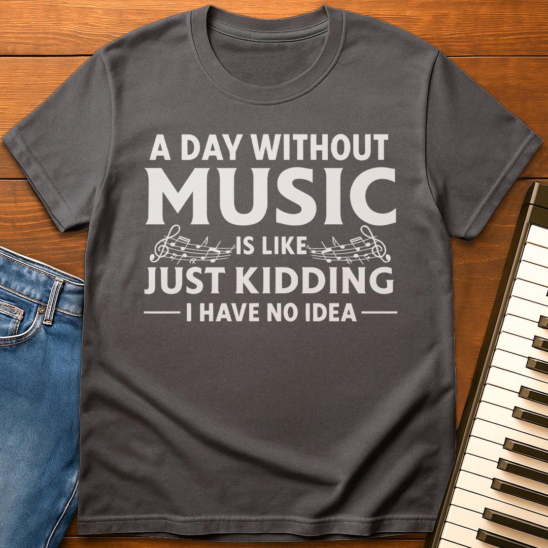 No Music Joke T-Shirt