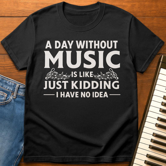 No Music Joke T-Shirt